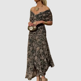 Lucie - Elegantna haljina sa V izrezom