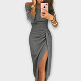 Lena - Elegantna haljina sa otvorenim ramenima