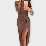 Lena - Elegantna haljina sa otvorenim ramenima