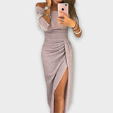 Lena - Elegantna haljina sa otvorenim ramenima