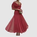 Lucie - Elegantna haljina sa V izrezom