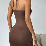 Karolína – Mini Haljina Čokoladna