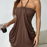 Karolína – Mini Haljina Čokoladna